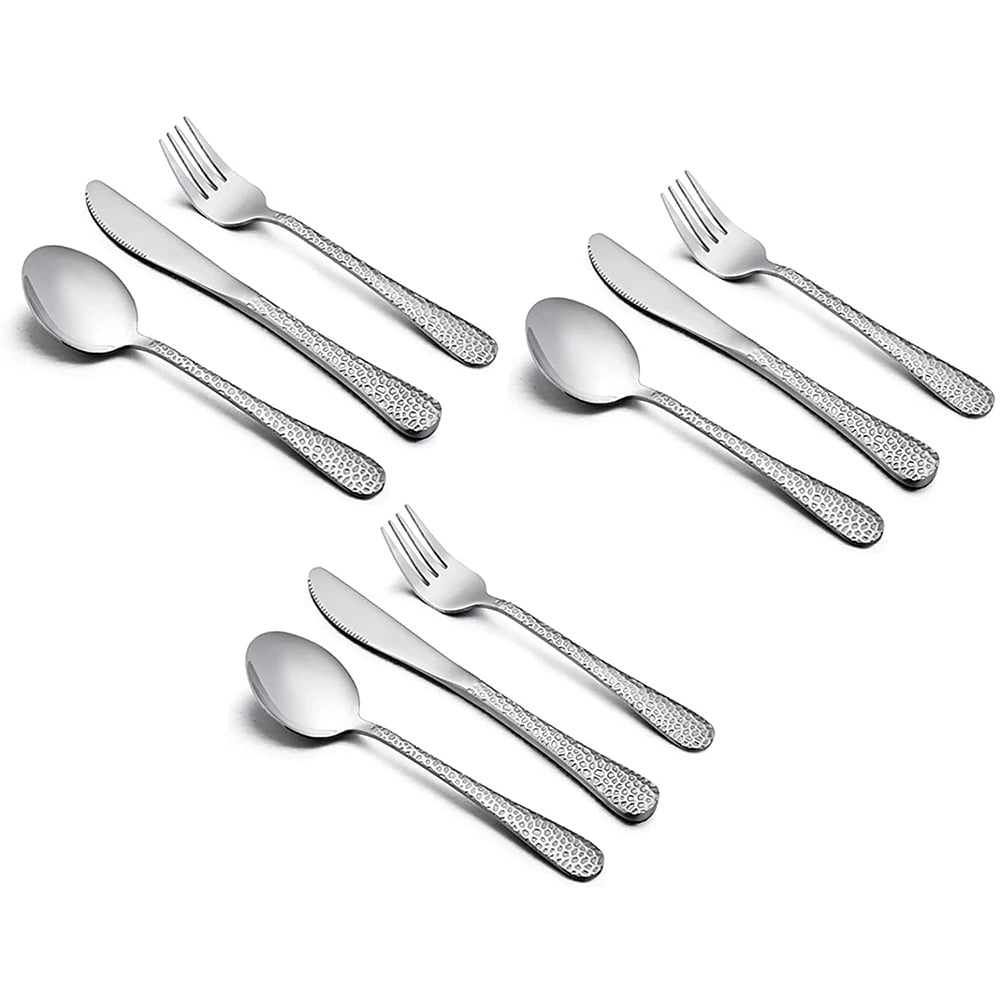Silverware Flatware Set For 6 Stainless Steel Eating - Temu