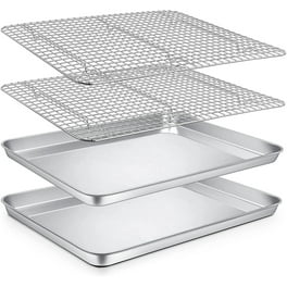Sheet Set Walmart Baking Sheet With Rack JoyTable Aluminum Steel