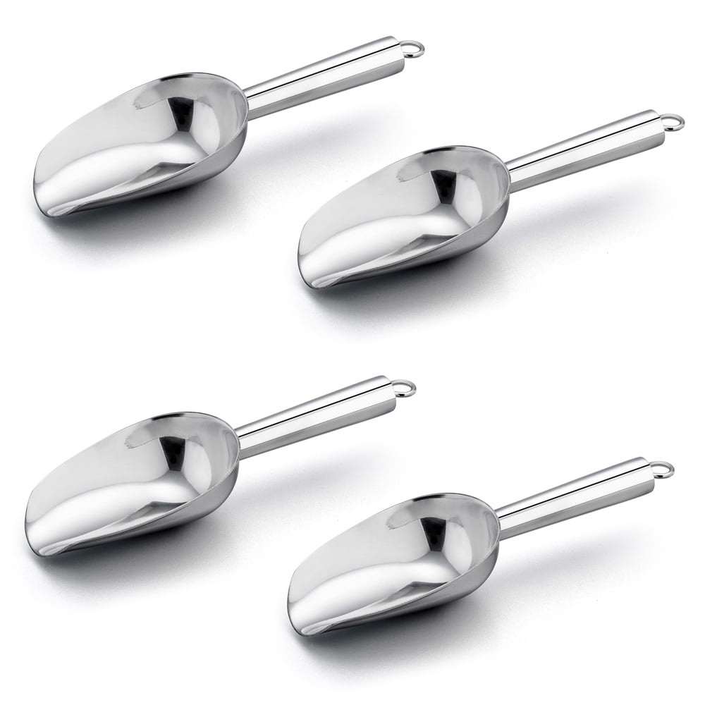 VeSteel Rust Resistant 3 oz Stainless Steel 6.5" Kitchen Utility Scoop - Walmart.com
