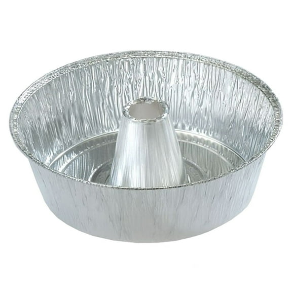VeZee 10-Inch Aluminum Tube Pans – Versatile, Durable & Disposable Baking Solution- 20 Counts