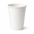 thumbnail image 1 of VeZee 10 Oz Disposable White Poly Paper Durable Hot Cup ONLY For Hot/Cold Drink, Coffee Cups, Tea, Cocoa, Travel, Hot Chocolate, Chai, Latte & Hot Soup : 100CT, 1 of 7