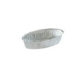 thumbnail image 1 of VeZee 5Lb. Aluminum Disposable Oval Loaf Pan - Heavy-Duty Eco-Friendly Cookware - Easy Cleaning - 60Ct, 1 of 6