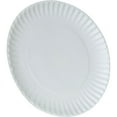 thumbnail image 1 of VeZee 9" Disposable white Paper Plates for home, Parties & All occasion, Can use in Microwave : Can hold hot & Gold food: Qty 400, 1 of 4