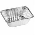 thumbnail image 1 of VeZee 9x13" Half Size Extra-Deep Disposable Aluminum Pan with Dome Lids - Extra-Heavy Deep Steam Table Pans - Aluminum Foil Pans Perfect for Baking Cakes, Bread, Meatloaf : 300CT, 1 of 5