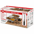 thumbnail image 1 of VeZee Chafing Dish Buffet Party Set 36 pc with Servers and Warmers, Serving Kit Includes Fuel, Wire Racks, Foil Pans, 1 of 9