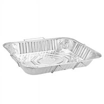 VeZee 20.75x12.75x3 inches Full Size Aluminum Pans with Handle Rack, BPA-Free, Non-Stick, Perfect for Baking & Catering:5CT