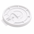thumbnail image 1 of VeZee Disposable Plastic Flat Tear-Back with pinhole design Lids for White Hot Cup suitable for hot cups sized 10Oz, 12 Oz & 16 Oz |100CT, 1 of 6