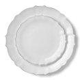 thumbnail image 1 of VeZee Disposable Plastic White and Silver Round Dinnerware COMBO SET 10.25" & 7.25" Pack of 64, 1 of 6