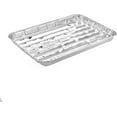 thumbnail image 1 of VeZee Disposable Small Broiler Aluminum Pans for Baking & BBQ - Convenient for Easy Cleanup and Delicious Grilling - Perfect for Home and Commercial Use - 50 Counts, 1 of 5