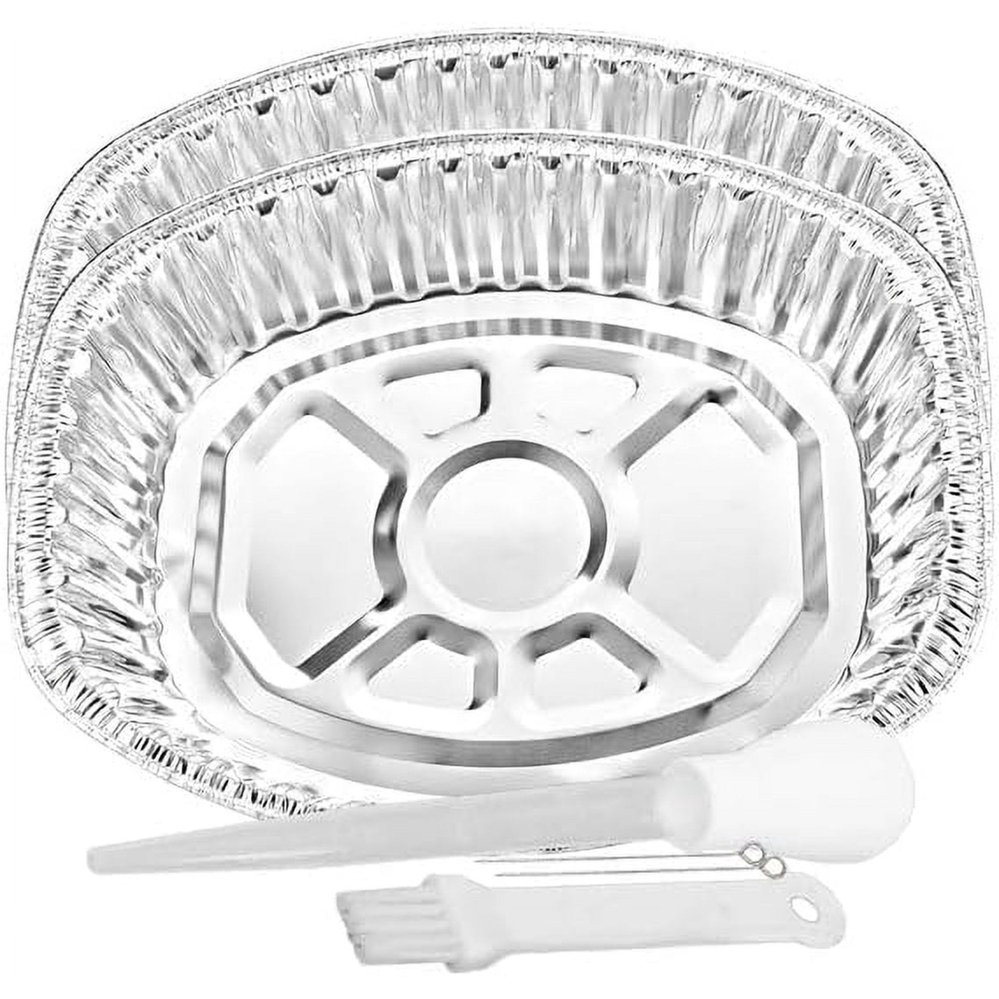 VeZee Extra Large Heavyduty Disposable Durable Turkey Roaster Aluminum ...