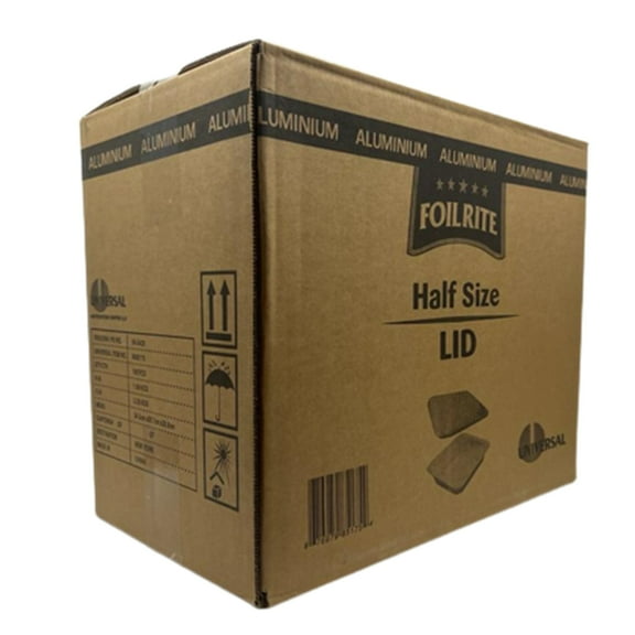 VeZee: Wholesale to The Public: Jetfoil Disposable Half Size 9"X13" Aluminum Lids for 9X13 Half Size Pans to Keep the food fresh for Long Time: 100CT