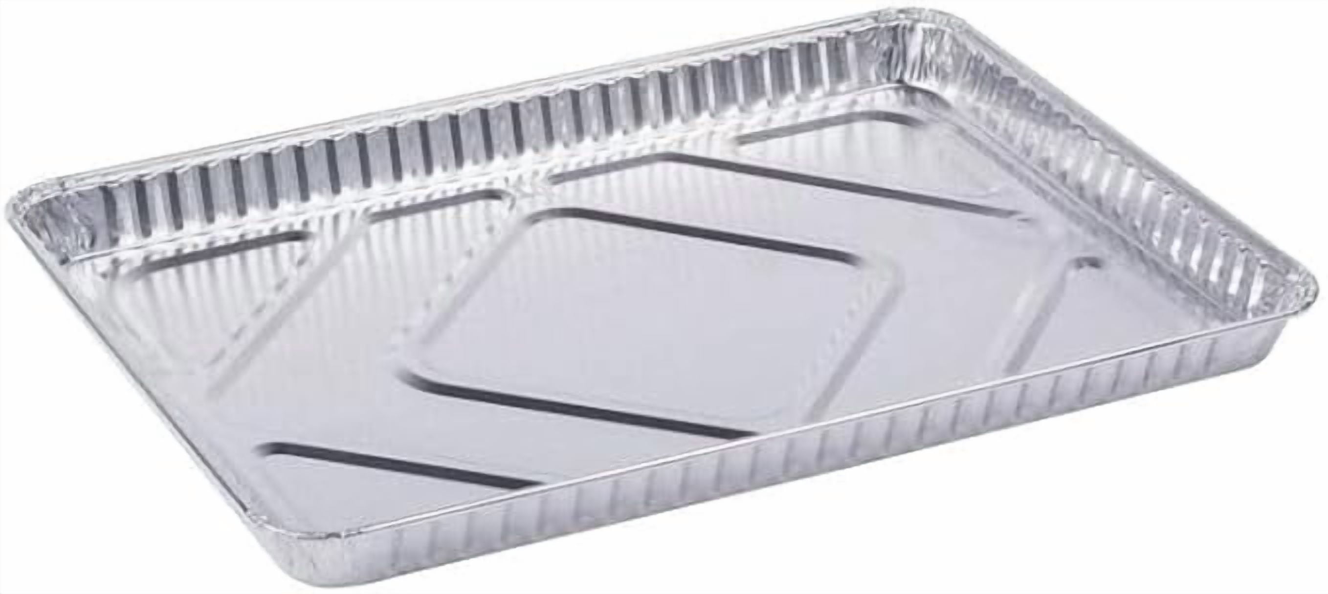 VeZee's Aluminum 17.5"L x 12.87"W x 1.25"H Cookie Sheet Baking Pans: Disposable Aluminum Foil Trays Ideal for Brownie, Coffee Cakes, Side Dishes : 10CT