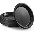 thumbnail image 1 of VeZee's Cuisine 9 Inches Disposable Black Plastic plates Good to use in Microwave, Best for home Parties, Restaurant, & Deli: 1600 Count, 1 of 5
