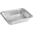 thumbnail image 1 of VeZee's Disposable 9X13 Aluminum Foil/Pan Pans Half Size Deep Steam Table Bakeware - Cookware Perfect for Baking Cakes, Bread, Meatloaf, Lasagna:50CT, 1 of 5
