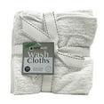thumbnail image 1 of VeZee's Home Style 100% Cotton Extra Soft, Highly Absorbent Wash Cloths: White :240 CT, 1 of 4
