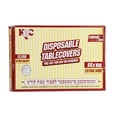 thumbnail image 1 of VeZee's K&C Disposable Clear Extra Heavy Table Cover or Cover Protector: Pre Cut for use on Shabbos, Great for All Occasions(66x108 - 13 Count): 13CT, 1 of 5