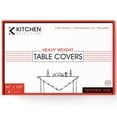 thumbnail image 1 of VeZee's Kitchen Selection Disposable Clear Heavy Weight Table Covers or Cover Protector: Pre Cut for use on Shabbos, Great for All Occasions (60" X 160"-8Count/Pack)-24CT, 1 of 6