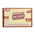 thumbnail image 1 of VeZee's K&C Disposable Clear Extra Heavy Table Cover or Cover Protector: Pre Cut for use on Shabbos, Great for All Occasions (66x72 - 20 Count): 20CT, 1 of 5