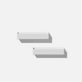 thumbnail image 1 of Veadek Geo Series Short Hanging 16" Planter - 2-Pack White, 1 of 7