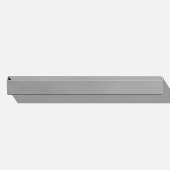 Veadek Geo Series Trough Hanging 32" Planter - Gray
