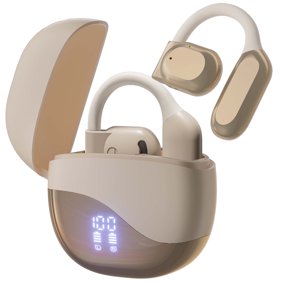VEATOOL Wireless Earbuds Open Ear Headphone Sport, Bluetooth 5.4 Earbud, 50Hrs Earphone with Earhook, Noise Cancelling Mic,Light Weight Comfortable Fit,Suitable for Running,Workouts