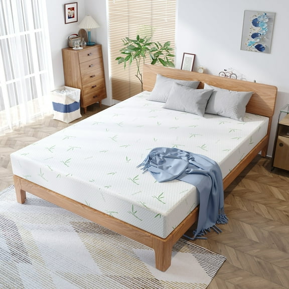 Vebreda 10" Gel Memory Foam Mattress in a Box, Queen