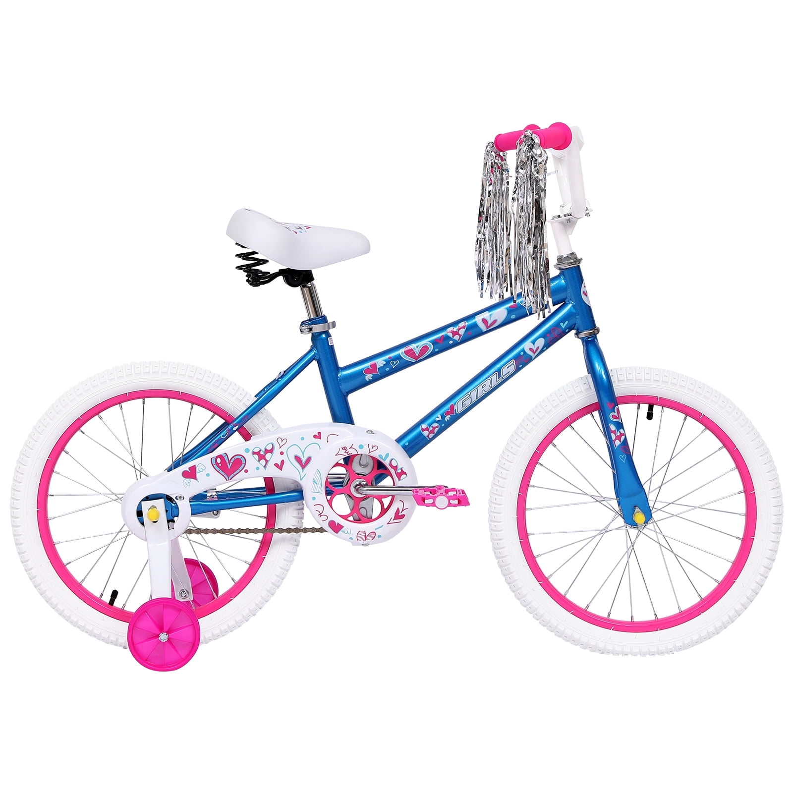 Vebreda 18 inch Kids Bike Bicycle with Training Wheels for 3-8 Years Old Kids,Blue