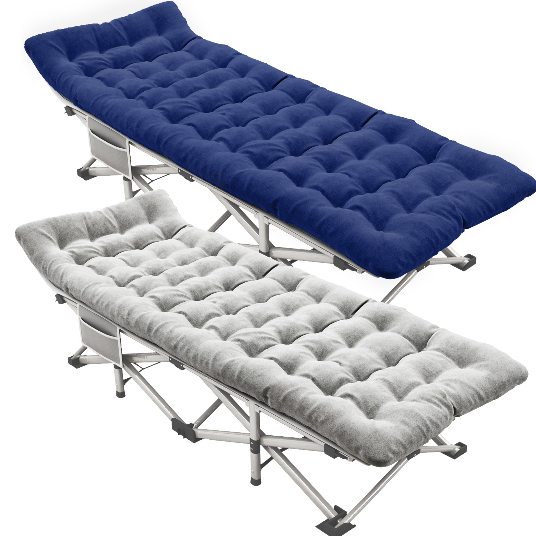 Camping Cots for Adults with 600lbs Load Capacity, Folding Camping Cot