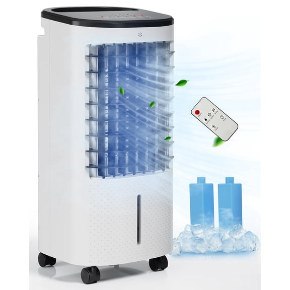 SUGIFT 206 Evaporative Portable Air Cooler Fan & Humidifier, White