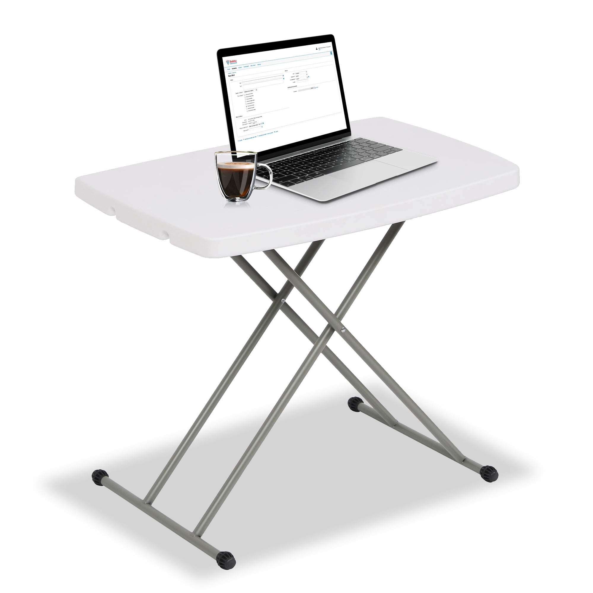Vebreda 30 Inch Adjustable Folding Table TV Tray and Lightweight
