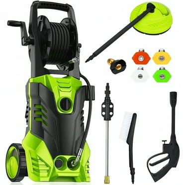 Vebreda 3800 PSI Electric Pressure Washer Lightweight Power Pressure Washer, Great for Cars Washing Fences Patios Driveways