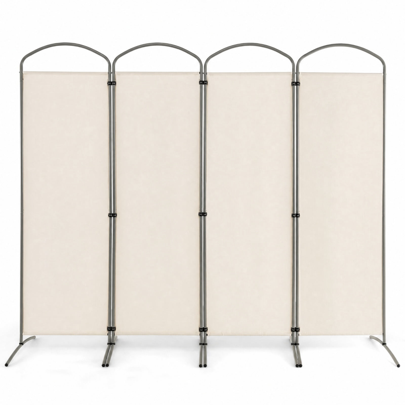 Vebreda 6.2Ft Folding 4-Panel Room Divider for Home Office Living Room, Durable Material, Flexible Design, folding privacy screen