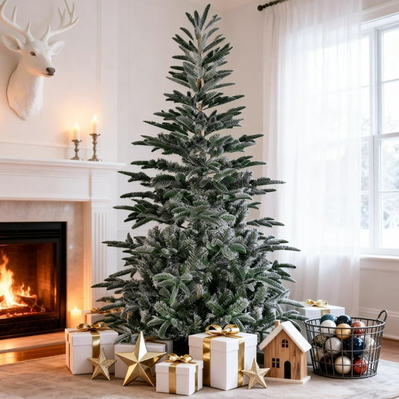 Vebreda 7ft King Noble Fir Artificial Christmas Tree Unlit