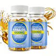 thumbnail image 1 of VecNythra Antarctic Krill Oil Joint Support Softgels – for Joint Comfort, Flexibility & Mobility with Astaxanthin, DHA, EPA, Omega-3 Complex – 240 Count, 1 of 7