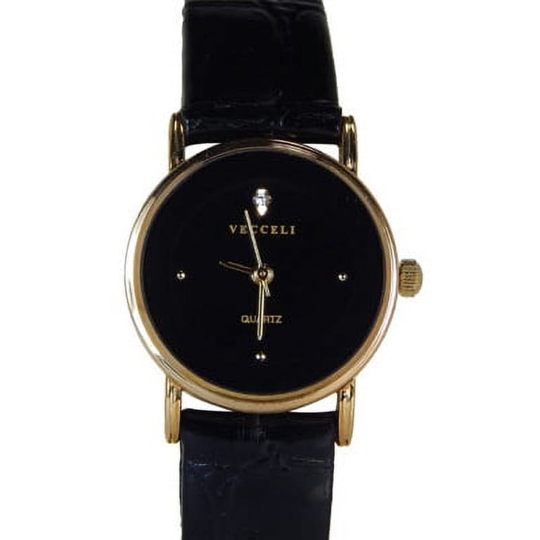 Vecceli Italy L-478 Black Ladies Watch in Black Band  display picture 1