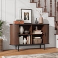 thumbnail image 1 of Vecenuy 47" Sideboard Buffet Cabinet with Storage, Sliding Door & Adjustable Shelf, Modern Coffee Bar Console Table for Kitchen Entryway, Dark Walnut, 1 of 7