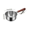 thumbnail image 1 of Zenithome 304 Three-Layer Steel Thickened Hot Oil Small Pot Stainless Steel Deepened Min Splashing Oil Burning Oil Household Small Oil Pot Pans, 1 of 1