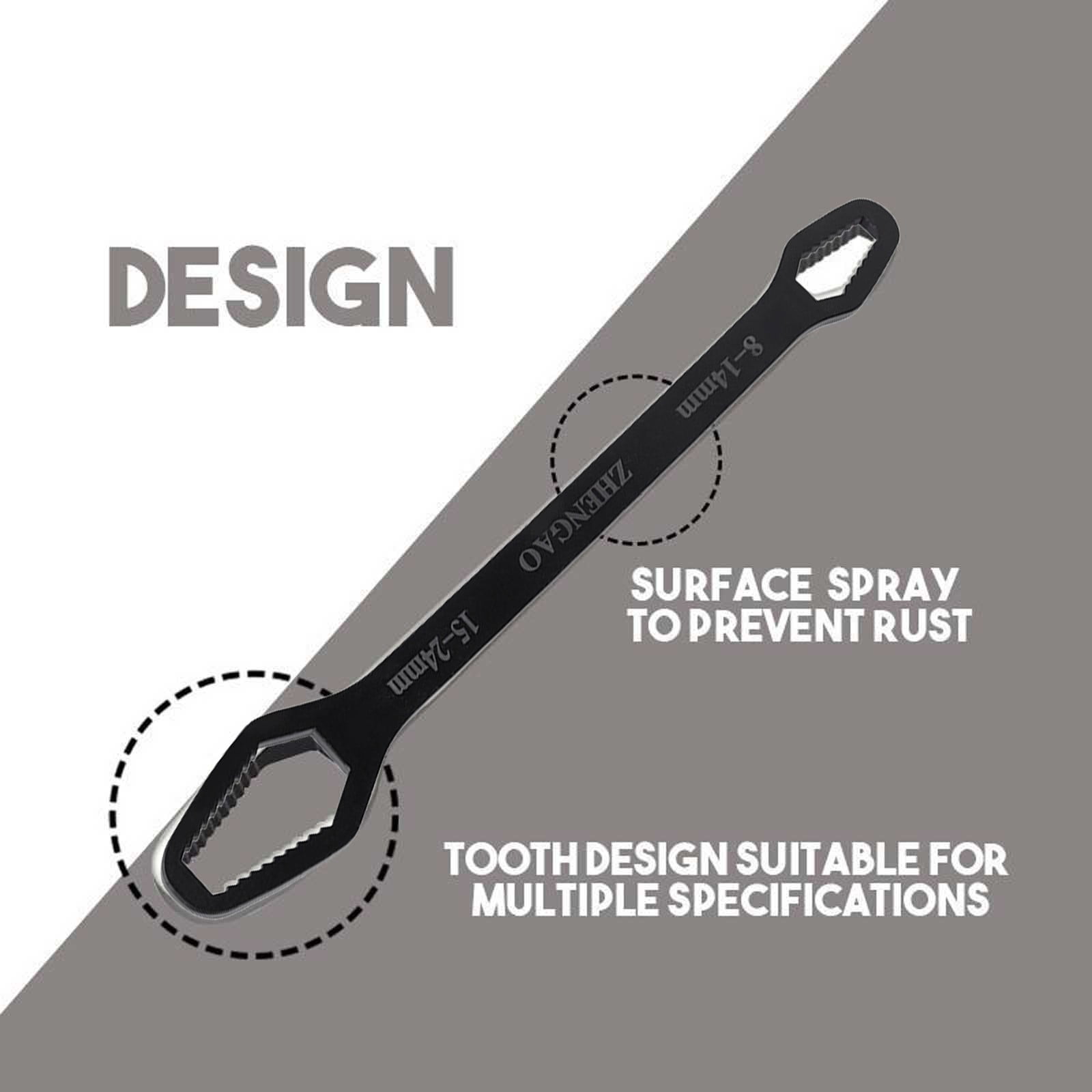 Vecoauto 8-24mm Universal Wrench Receive Tools