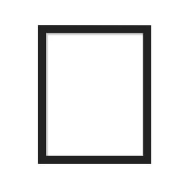 Vecoauto Black 9x7 Picture Frame Display Pictures 6x8 with Mat Or 9x7 without Mat Wall Hanging Photo Frame for Wall Mounting Display Photo Frames Home Decors, Gift