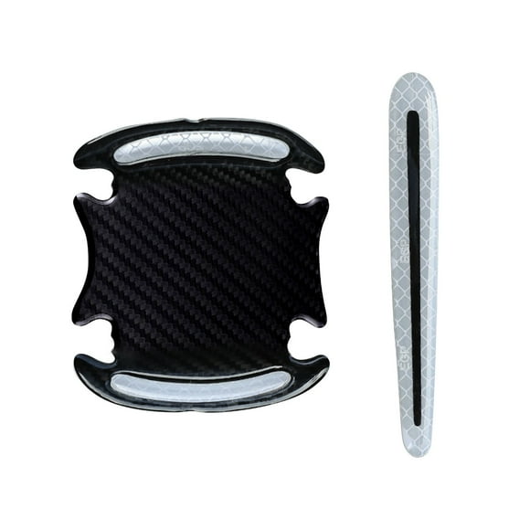 Zenithome Car Door Hand le Protection Film Reflective Invisible Door Bowl Protection Sticker Carbon Fiber Door Hand le Sticker Paint Scratch Sticker Automobiles & Motorcycles