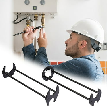 Zenithome Under 8$ Multifunctional Sink Wrench Faucet Hose Socket Pipe Wrench Repair Artifacts Installation Removal Bathroom Sink Wrench Tools Gift