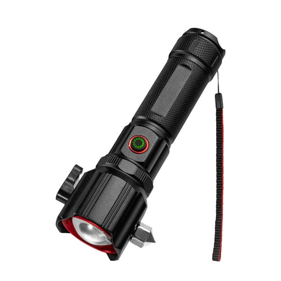 Zenithome Flashlight Multi-function Flashlight Rechargeable with Transform Glass Phone Charger Flashlight LED for Car Home Appliances