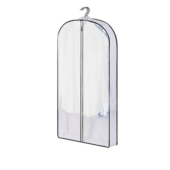 Zenithome Garment Bag Suit Bag for Closet Storage and Travel Foldable Garment Bag with Two Transparent Window for Hanging Clothes Travel Suit Bag for Suits Skirts Jacket Clothing & Closet Storage