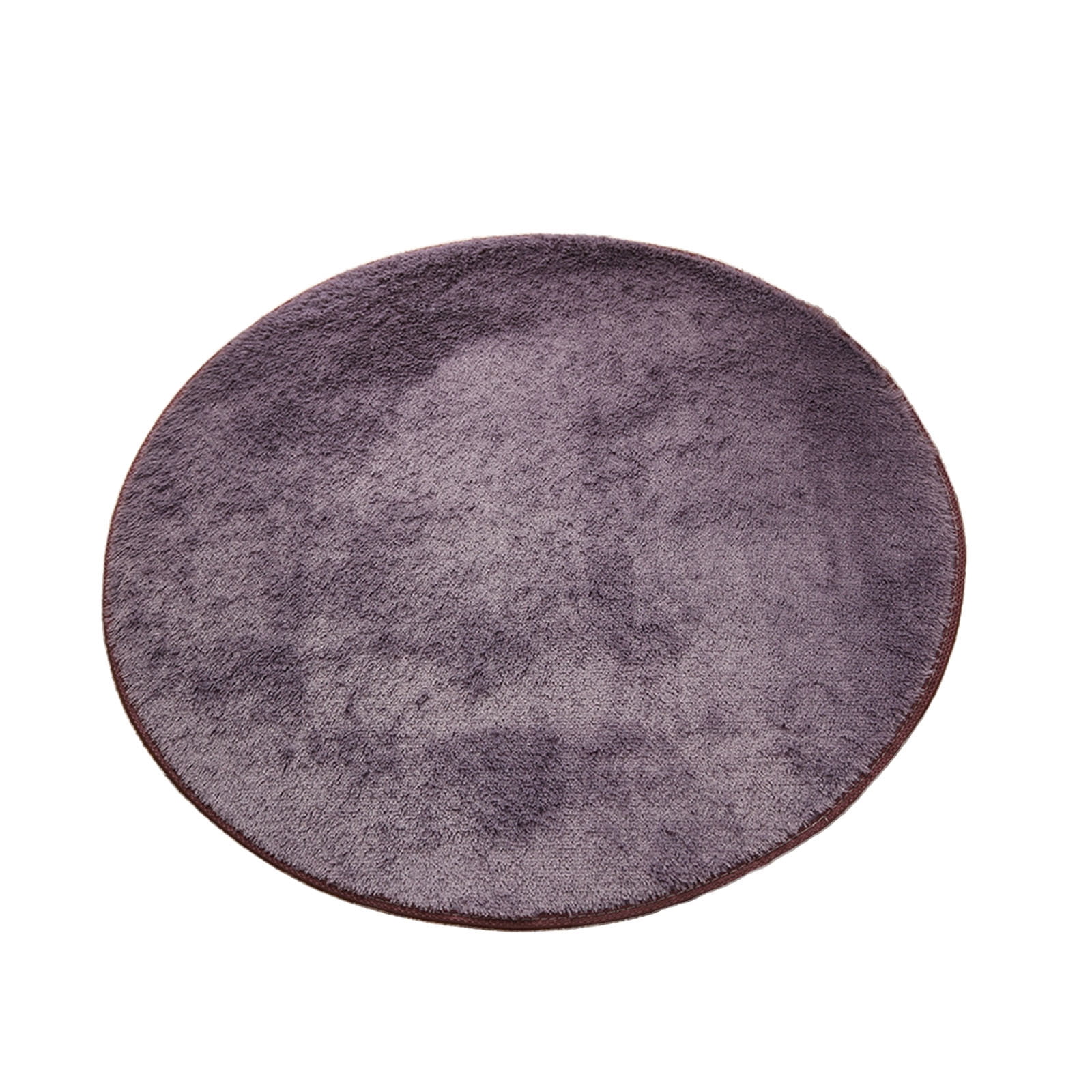 Short Hair Rug Zenithome Gray Round Short Hair Rug - 40in Round, No Hair Loss Rug, Non ...