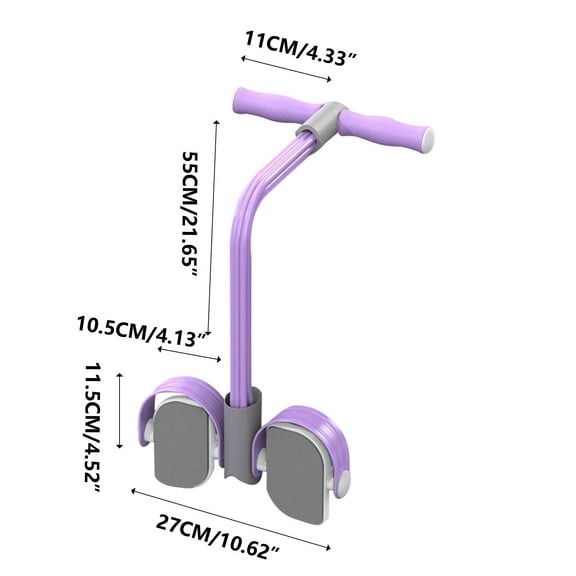 Vecoauto Multifunctional Pedal Puller Resistance Rope Sit-ups for Reducing Belly Weight Loss Waist Tightening Abdomen Fitness and Stretching Tools&Home Improvement