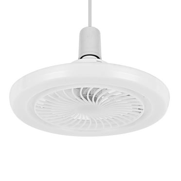 Zenithome Smart Bladeless Ceiling Fans with Remote E27 Ceiling Fan with Lights Enclosed Low Fan Light Ceiling Light with Fan Hidden Electric Fan Delier Gimbal White Light