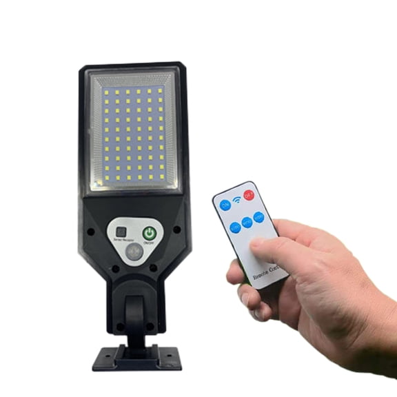 Zenithome Solar Street, IP65 Outdoor Solar Powered Street Lights Dusk To Dawning with Motion Sensor LED Floods for Parking Lot, Drive-way Solar Light