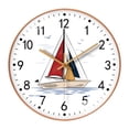 thumbnail image 1 of Zenithome Wall Clock Silent NonTicking Battery Operated 8 Inch Quartz Decorative Easy To Read School Clock 1AA Small Home Appliances, 1 of 8