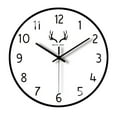 thumbnail image 1 of Zenithome Wall Clock Silent NonTicking Battery Operated 8 Inch Quartz Decorative Easy To Read School Clock 1AA Small Home Appliances, 1 of 8