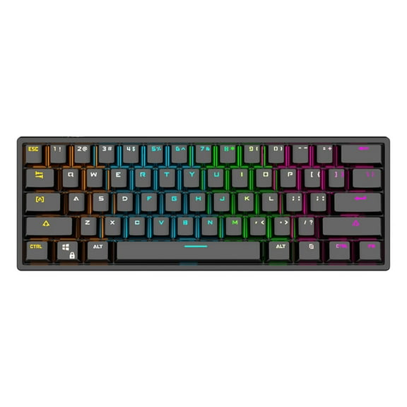 Zenithome Wired Illuminated Keyboard Mechanical Sense Gaming Keyboard Gaming Desktop PC Laptop Keyboard Wired Backlit Keyboard, Gaming, PC